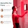 FX300 Red Light Therapy for Face Hanging Device Includes Remote Control  Timer Infrared Light Therapy for Body FSA Eligible Items Only List