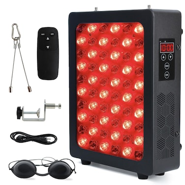 FX300 Red Light Therapy for Face Hanging Device Includes Remote Control  Timer Infrared Light Therapy for Body FSA Eligible Items Only List