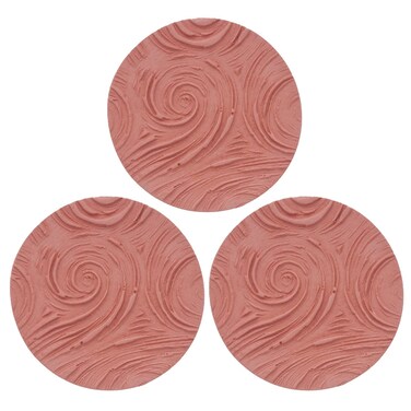 TenLeaves Terracotta Clay Diffuser Disk for Essential Oils HandMade KilnFired Swirls Pack of 3