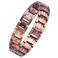 JEROOTJEROOT Copper Magnetic Bracelet for Men Double Row Strong Magnets3500Gauss Per Magnet Bracelets Mens 9999 Pure Copper Bracelet with Adjustment Tool  Jewelry Gift Box