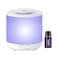 Large Essential Oil Diffuser 1600ml Aromatherapy Diffuser humidifier Aroma 3 in 1 Aroma Diffuser 7Color Night Light for Home Bedroom OfficeWhite1 Piece Lavender Essential Oil