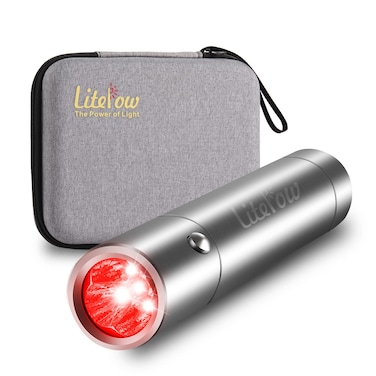 Red Light Therapy for Face and Body Use Red Light Therapy Device for Joint and Muscle Pain Relief Handheld LED Infrared Light Therapy Device Improve Face Skin Neck Back Pain Relief 5 Wavelengths