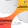 Comfort ZoneCZHD55 09Gallon35Liter Ultrasonic Humidifier with Top Fill Tank Builtin Aromatherapy Tray and Color Coded Controls White