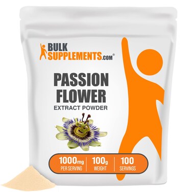BulkSupplementscom Passion Flower Extract Powder  Passion Flower Supplement Passion Flower 1000mg  Herbal Supplement Gluten Free 1000mg per Serving 100g 35 oz Pack of 1