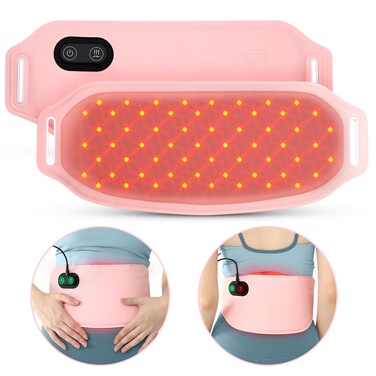 Red Light Therapy Belt for Body Infrared Light Therapy for Pain Relief Waterproof Red Light Therapy Wrap Device Relaxing Muscle Lightweight Therapy Wrap with Heat Home Use