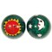 Asian Chinese Sun and Moon Stress Health Balls with Chimes