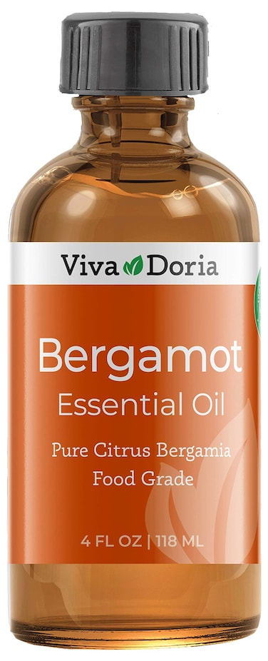 Viva Doria100 Pure Bergamot Essential Oil Undiluted Food Grade Italian Bergamot Oil 4 Fluid Ounce 118 mL Natural Aromatherapy Oil
