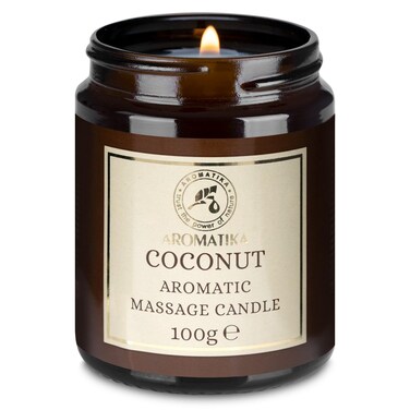 Scented Massage Candle Coconut  Soy Wax Candle 35Oz  Relaxing Massage Candle  Blend of Coconut  Almond Oils  Skin Care  Calming  Beauty  Aromatherapy