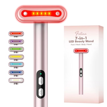 MicrocurrentFacialDeviceFace Massager for Skin Care7 Colors Microcurrent LED Light TherapySkin Rejuvenation Light for Face  Neck  Eye at Home