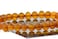 Baltic Amber Bracelet for Adults Made on Elastic Band  Carpal Tunnel Arthritis Headache Migraine Pain Relief RAW Cognac 7 inch