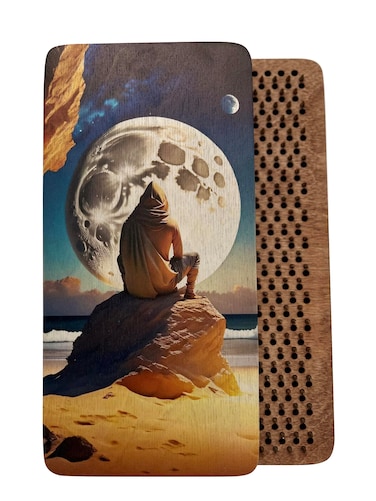 Wooden Yoga Board for Acupressure and Meditation with Nails for Deep Tissue Massage Sadhu Board for Yoga Practice Acupuncture Massage Nails Distance 039 in 10 mm Large Moon
