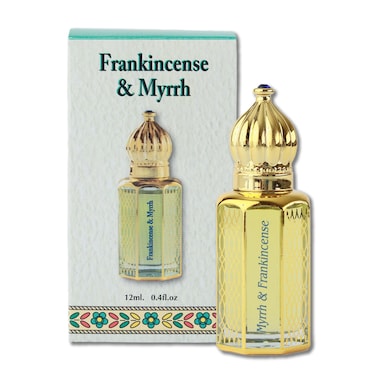 Anointing Oil from Jerusalem Blessed with Biblical Oils Rollon Holy Oil  12 Ml  Elegant Middle Eastern Style Bottle  Religious Gift for Prayers  Blessings 12ml Frankincense  Myrrh