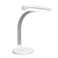 Verilux HappyLight Duo  2in1 Light Therapy  Task Desk Lamp  UVFree Full Spectrum LED 10000 LUX Adjustable Brightness and Color Flexible Gooseneck and Integrated USB Charging Port