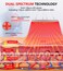 Red Light Therapy Lamp  Infrared Red Light Therapy Panel for Body Face with 225 PCS 660nm Red Light  850nm Infrared Light LED for Pain Relief Skin Care