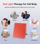 Red Light Therapy Lamp  Infrared Red Light Therapy Panel for Body Face with 225 PCS 660nm Red Light  850nm Infrared Light LED for Pain Relief Skin Care