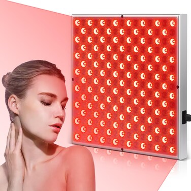 Red Light Therapy Lamp  Infrared Red Light Therapy Panel for Body Face with 225 PCS 660nm Red Light  850nm Infrared Light LED for Pain Relief Skin Care