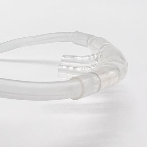 ResOne High Flow Adult Oxygen Cannula  Soft Curved Prongs 2Ft Tubing  Nasal Cannula for Oxygen Concentrator Soft Nasal Cannula Oxygen Cannula Oxygen Tubing Accessories  5 Pack