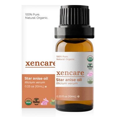 Star Anise USDA Organic Food Grade Essential Oil  100 Pure Natural Undiluted   Premium Aromatherapy for Diffusers Baths  Topical Use 033 fl oz 10ml