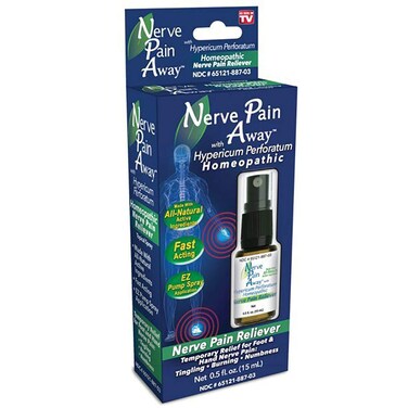 Homeopathic Topical Spray for Temporary Nerve Pain Relief in Hands and Feet