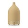 Serene HouseVapor Ultrasonic Essential Oil Cool Mist Diffuser  7Color Calming LED Light Timer Control Automatic ShutOff  Beige Ceramic 90ml