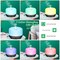 Essential Oil Diffuser Aromatherapy Humidifier 500ml Ultrasonic Aroma Air Vaporizer for Large Room Quiet Mist Humidifiers Remote Control for Small Baby Bedroom Home Black DiffuserBlack