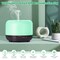 Essential Oil Diffuser Aromatherapy Humidifier 500ml Ultrasonic Aroma Air Vaporizer for Large Room Quiet Mist Humidifiers Remote Control for Small Baby Bedroom Home Black DiffuserBlack