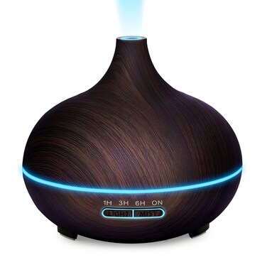 JoySusie Diffusers for Essential Oils Large Room 550ml Essential Oil Diffusers with Remote Control Ultrasonic Oil Diffuser with Timer 7 Colors Light for Bedroom Deep