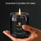 Scented Candles for Men Vanilla Candle Men Candles for Home Scented Masculine Candles Black Candles Gift for Men Aromatherapy Soy Candle