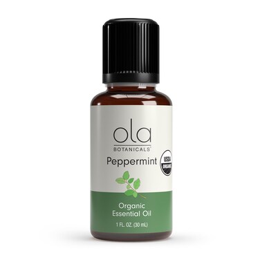 Ola Botanicals Organic Peppermint Essential Oil 1 Fl Oz Stimulating and Soothing Certified USDA Organic Dr Mercola