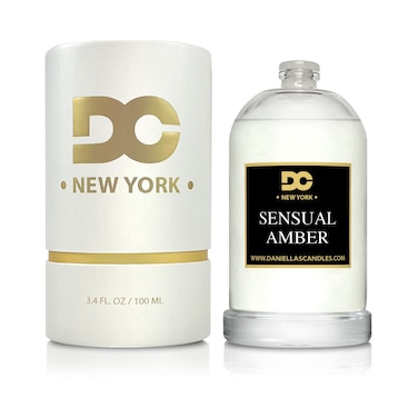 Sensual Amber Scent Oil Premium Grade Fragrance Oil for Aroma Diffuser Bath and Body Products Incense Soap Candle Making  34 floz 100ml