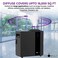 Smart Bluetooth HVAC Scent Diffuser Aromatherapy Nebulizing Waterless Diffuser for Home Office Large Room Perfect Aroma Diffuser Up to 16000 SQSF with Large 800ml Oil Bottle  Black