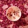 Cranberry Rose Scented Candle with Crystal Inside Healing Rose Quartz Crystal Candle and Dried Flowers 10oz Soy Wax 55 Hours Long Lasting Burn  Love