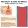 2024 New 3100pcs Dual Wavelength LED Beads 660nm850nm Red Light Therapy Mat Full Body Used to Relieve Pain 71x 33Gray