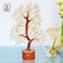 YATSKIA Clear Quartz Crystal Tree  Money Tree of Life  Housewarming Gift  Gemstones and Crystals  Spiritual Decor  Stones and Crystals Good Luck Tree  Metaphysical Gifts