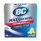BC MAX Strength Fast Pain Relief Powder Lemonade Flavor Aspirin 500mg and Acetaminophen 500mg Dissolve Packs 16 Count
