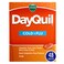 VicksDayQuil Cold  Flu Medicine NonDrowsy Powerful MultiSymptom Daytime Relief for Headache Fever Sore Throat Minor Aches and Pains Nasal Congestion Sinus Pressure and Cough 48 Liquicaps