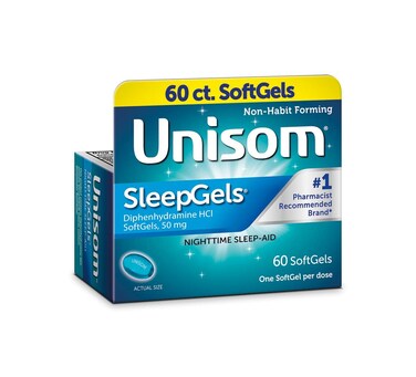 UnisomSleepGels Diphenhydramine HCl 50 mg 60 Count