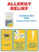 Rising Pharma  Cetirizine HCL 10 mg  Antihistamine Seasonal Allergy Tablets  100 tablets