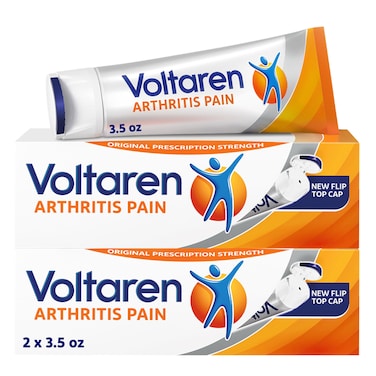 Voltaren Arthritis Pain Gel for Powerful Topical Arthritis Pain Relief  NEW Easy Open Cap  100 g x 2