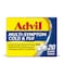 Advil Multi Symptom Cold and Flu Medicine Cold Medicine for Adults with Ibuprofen Phenylephrine HCL and Chlorpheniramine Maleate  20 Coated Tablets