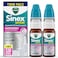 VicksSinex Severe Nasal Spray Moisturizing Ultra Fine Mist with Aloe Decongestant Medicine Relief from Stuffy Nose Due to Cold or Allergy Nasal Congestion  Sinus Pressure Relief 265 Sprays x 2