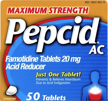 Pepcid AC Acid Reducer Maximum Strength Tablets 100Count