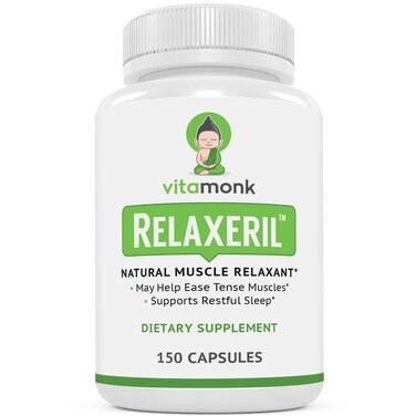 VitaMonkRelaxeril AllNatural Muscle Relaxer  Muscle Relaxer Supplement  Complete Muscle Relaxing Formula