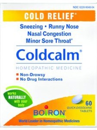 Boiron Coldcalm QuickDissolving Tablets 60 Tablets Pack of 5