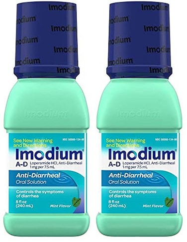 Imodium AD Liquid AntiDiarrheal Medicine Mint 8 fl oz  2pk