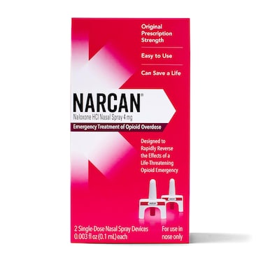 NARCAN Nasal Spray 4 mg Emergency Treatment of Opioid Overdose 2 SingleDose Devices