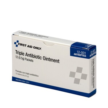 First Aid Only12001 Triple Antibiotic Ointment Packet Box of 12
