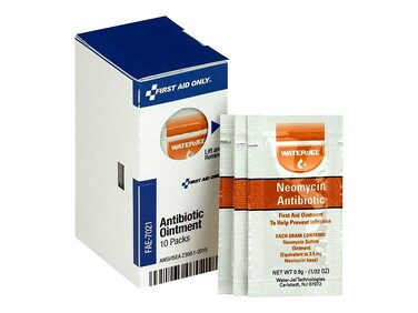 First Aid Only FAE7021 SmartCompliance Refill Antibiotic Ointment Packets 10 Count