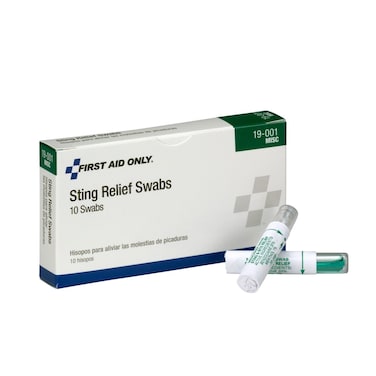 First Aid Only19001 Sting Relief Swabs 10 Count