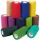 Juvale 12 Rolls Colorful Self Adhesive Bandage Wrap 4 Inch Wide x 5 Yards  Cohesive Vet Tape for First Aid Sports Tattoo 12 Colors